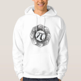 Wiskundige pi symbool π geometrische hoodie