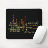 Wiskundige termen Mousepad Muismat (Met muis)