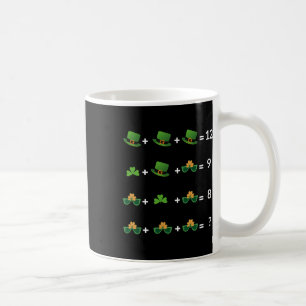 Wiskundige vergelijking Funny St. Patrick's Day Le Koffiemok