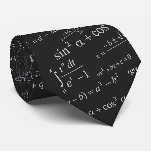 Wiskundige vergelijking voor Wiskunde geek leraren Stropdas (Opgerold)