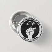 Wiskundigen voor de Button van de Actie van de Gro (Voorkant /achterkant)