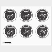 Wiskundigen voor Gelijkheidstickers Ronde Sticker (Vel)