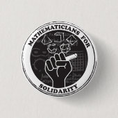 Wiskundigen voor Solidariteit Button (Voorkant)