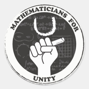 Wiskundigen voor Unity stickers