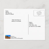 Wislicht op het centrale plein van het park, leeg  briefkaart (Achterkant)