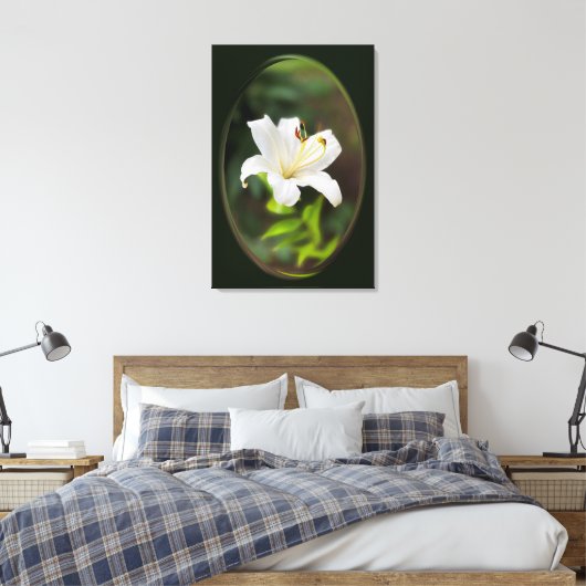 Wislichtwitte lib canvas afdruk (Insitu (Slaapkamer))