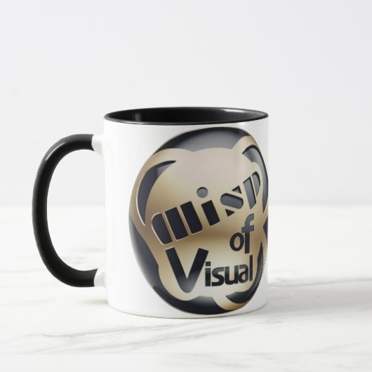 Wisp of Visual YouTube Print Nieuwigheid Mok (Links)