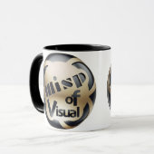 Wisp of Visual YouTube Print Nieuwigheid Mok (Voorkant links)