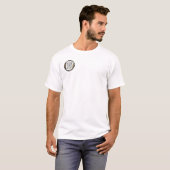 Wisp van visueel YouTube-printontwerp met QR-code T-shirt (Voorkant volledig)