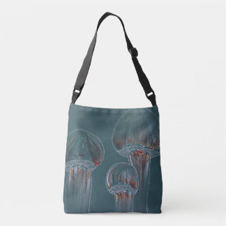 Wispelturige hoofdletters crossbody tas