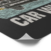 Wisperiggeschil voor de roomauto poster (Hoek)