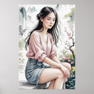 Wispers van de lente poster