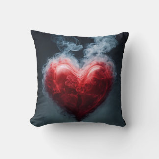 Wispige hart van rook kussen - Dromerig comfort