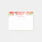 Wispy Floral gepersonaliseerde notities Post-it® Notes (Voorkant)