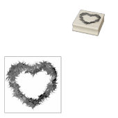 Wispy Heart Rubber Stamps Rubberstempel (Gestempeld)