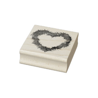 Wispy Heart Rubber Stamps Rubberstempel