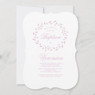 Wispy krans uitnodiging