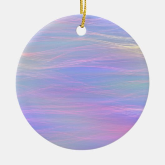 Wispy Rainbow-Ornament Keramisch Ornament (Voorkant)