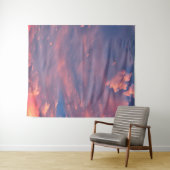 Wispy wolken wandkleed (In Situ (horizontaal))