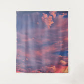 Wispy wolken wandkleed (Voorkant)