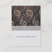WISSELBEELDSCHERMEN EN ZWEEFSELS Wit Abstract brui Visitekaartje (Achterkant)