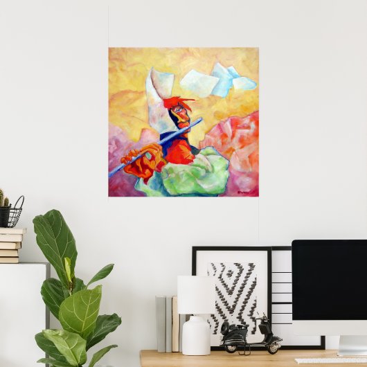 WISSELEN IN DE WIND POSTER (Thuiskantoor)