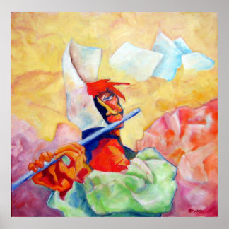 WISSELEN IN DE WIND POSTER