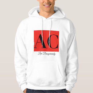 Wisselstroomkleding Logo en gestreken kledingshirt Hoodie