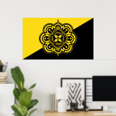 Wisselstroomvlag afdrukken poster (Thuiskantoor)