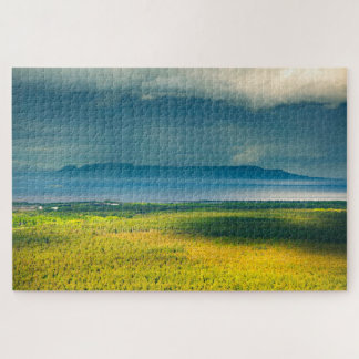 Wisselvallig uitzicht op Lake Superior Slaande reu Legpuzzel
