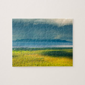 Wisselvallig uitzicht op Lake Superior Slaande reu Legpuzzel