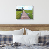 Wissen pad canvas afdruk (Insitu (Slaapkamer))