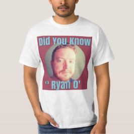 Wist je dat het Shirt van Ryan O' Logo