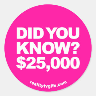 Wist je dat? -Stickers Ronde Sticker