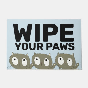WIST UW PAWS CUTE CAT LOVER DEUR MAT