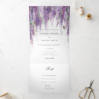 Wisterdromen Drieluik Uitnodiging