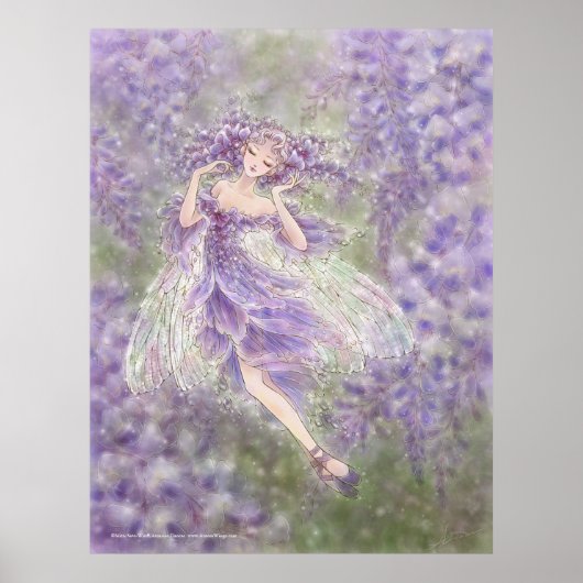 Wisteria Art Print (Voorkant)