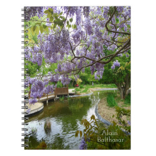 Wisteria bloemen notitieboek