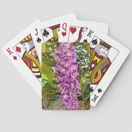 Wisteria Bloom Pokerkaarten (Achterkant)