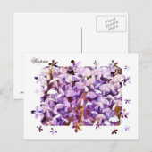 WISTERIA BRIEFKAART (Voorkant / Achterkant)