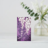 Wisteria Calling Card Contactkaartje (Staand voorkant)