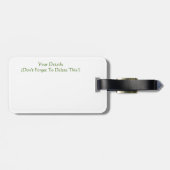 WISTERIA COTTAGE BAGAGELABEL (Achterkant horizontaal)