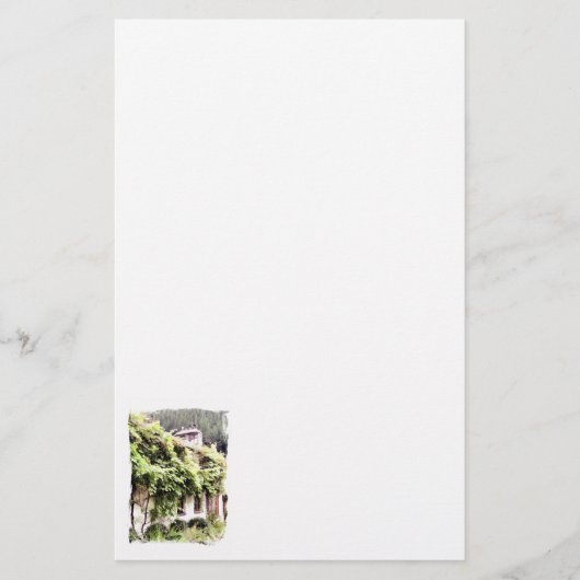 WISTERIA COTTAGE BRIEFPAPIER (Voorkant)