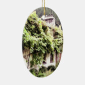 WISTERIA COTTAGE KERAMISCH ORNAMENT (Rechts)