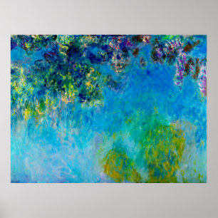 Wisteria door Claude Monet Poster