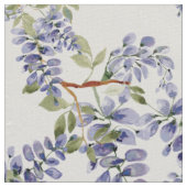 Wisteria doublure tissu de lin motif (Détail)