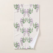 Wisteria Dream Floral Bath Towel Set Bad Handdoek (Handdoek)