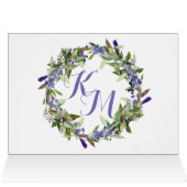 Wisteria Floral Drop Thank You (Binnen Horizontaal (Boven))