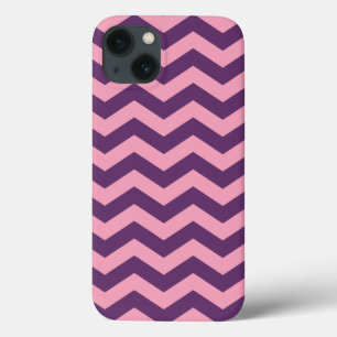 Wisteria Frosted Orchid Chevrons iPhone 13 Hoesje