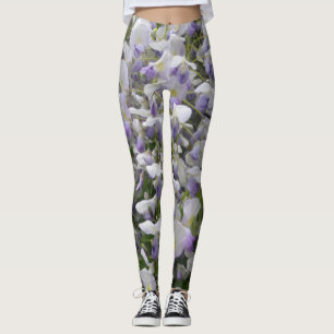 Wisteria grote bloemen legging